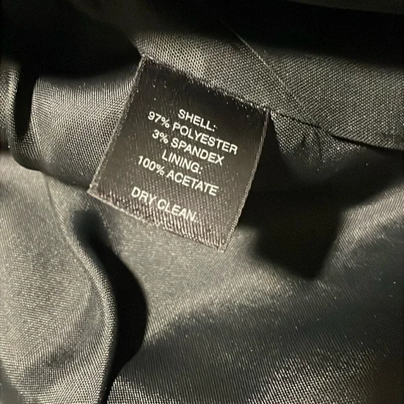 WHBM Black Satin Ruffled Bolero Cocktail Jacket - Picture 6 of 8